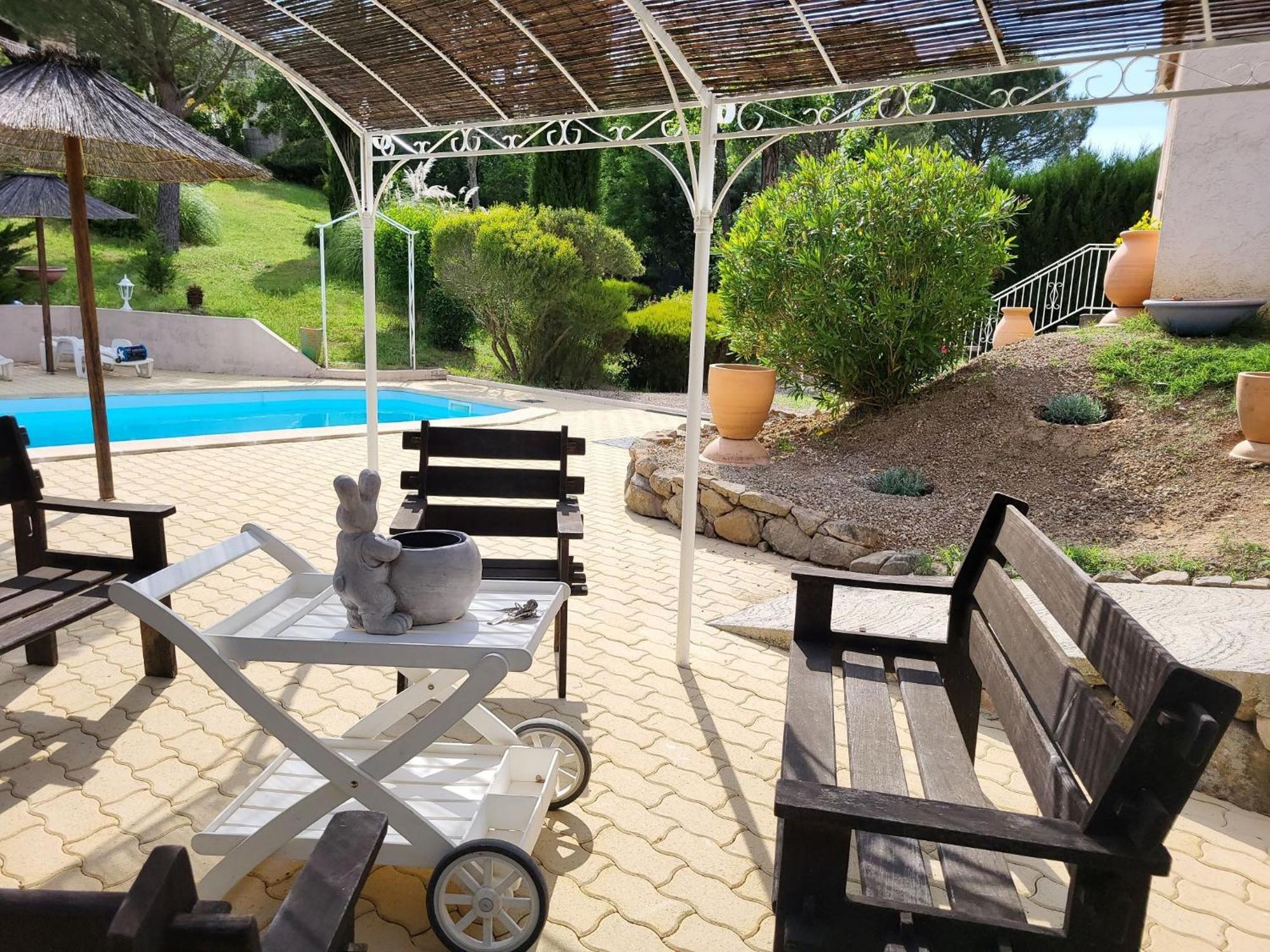 15Mn De Cannes, Villa La Soleiade , 3Gites 2-4 Pers Type T2, Climatises, Piscine, Au Lac De Saint-Cassien Var Montauroux Exterior foto